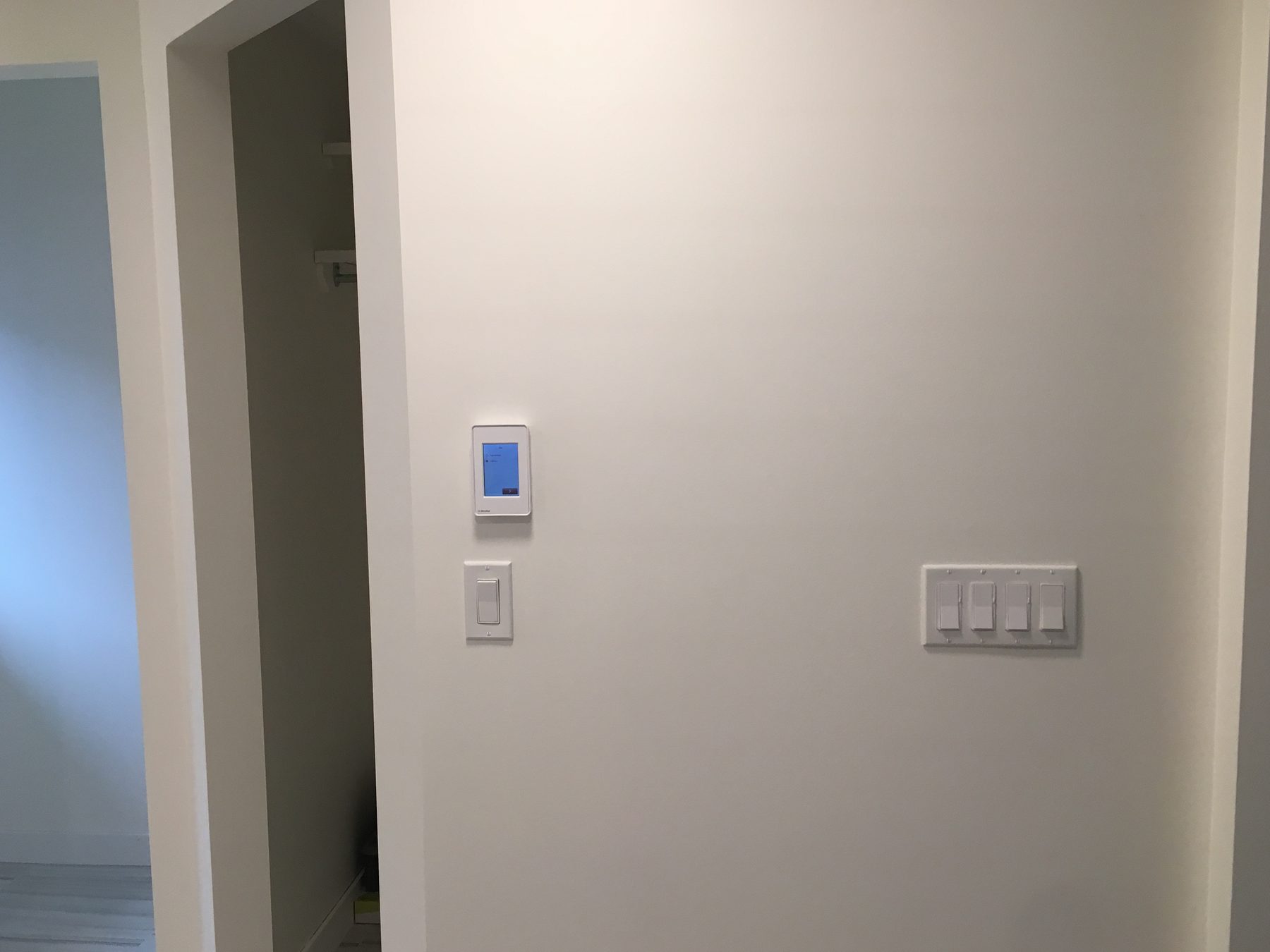 Lighting control installation